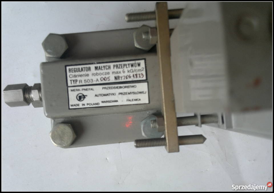 Regulator małych przepływów R 503 Dąbrowa Górnicza