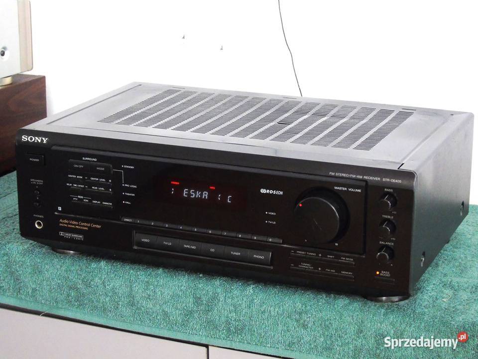 Amplituner Sony STRDE405 RDS sprawny i mocny 2x Amplitunery Jasło sprzedam