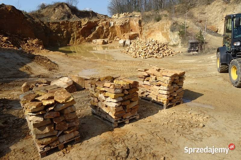 Płaski kamień ogrodowy na murki skalniak murowy Wielgomłyny