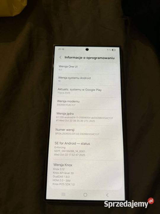 Samsung s24 ultra złoty