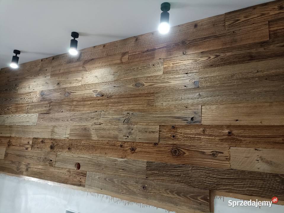 Stare drewno deski rustykalne na ścianę z Lublin