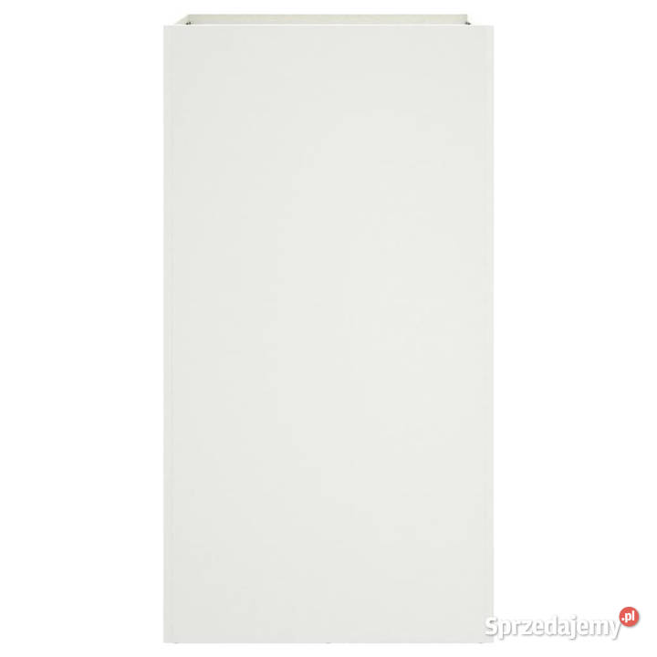 Donica biała 42x38x75 stal WM841578 Warszawa