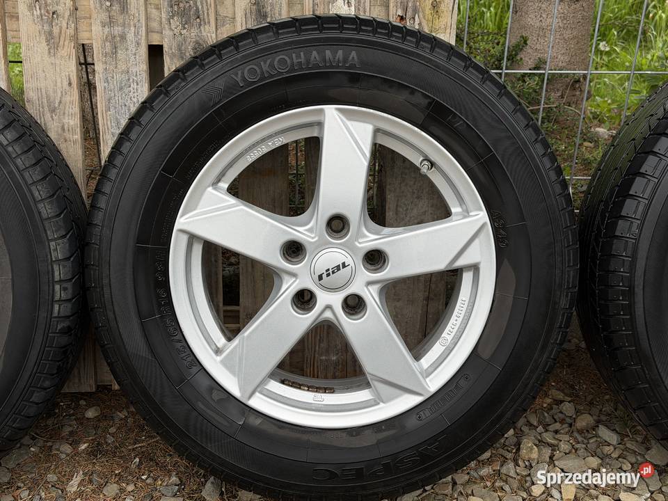 Koła letnie 5x1143 R16 Rial 65J ET40 Czujniki
