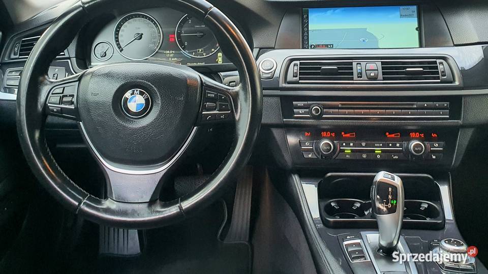 Bmw f 10 automat skóry duża navi zadbany Seria 5 Łęczna