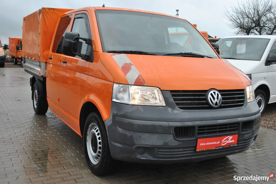 Volkswagen Transporter Doka Dubel Kabina Klima komputer pokładowy Sierakowice sprzedam