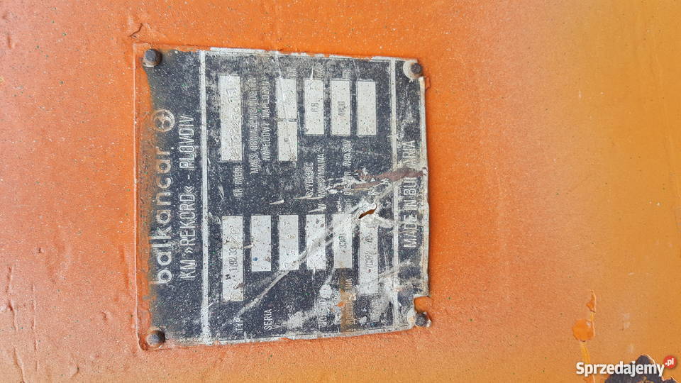 Wozek widlowy Bulgar 35 T łódzkie Wieluń sprzedam