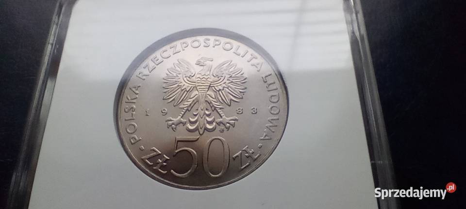 Stare monety 50 złotych 1983 Sobieski grading