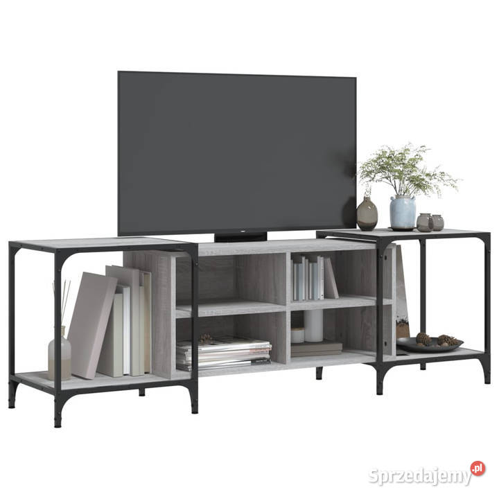 Szafka pod telewizor szary dąb sonoma 153x37x50 mazowieckie Warszawa