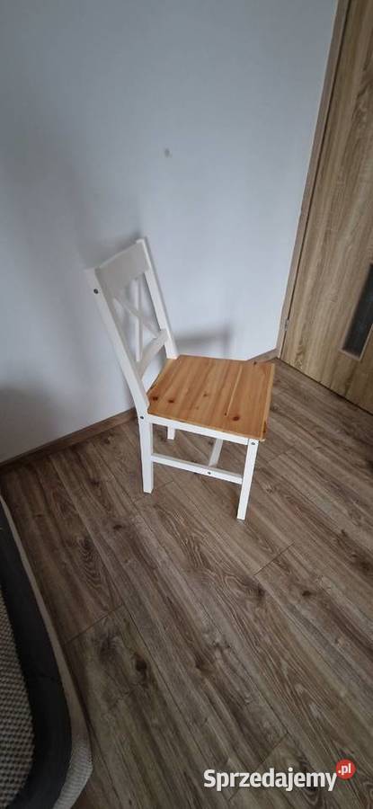 krzesło do kuchni i jadalni drewniane białe małopolskie Kraków