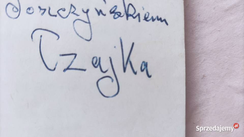 Autograf Czajki pisarki i muzy Witkacego Szczecin