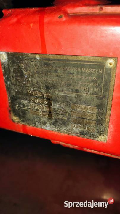 Opryskiwacz sadowniczy Krukowiak 2000l do Zaczepiane Lipsko