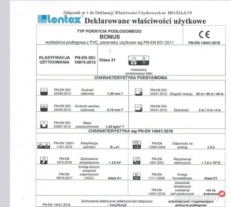 Wykladzina PCV gumolit 22 mm mocna gruba gumolit Promnik sprzedam