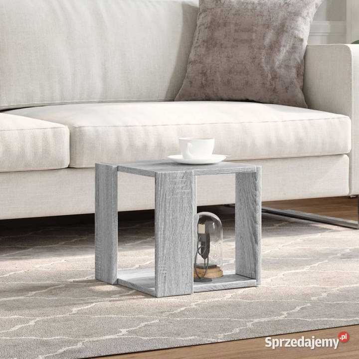 Stolik kawowy szary dąb sonoma 32x32x30 WM848148