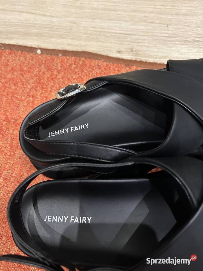 Sandały Jenny Fairy BRODY WS2P22903 Czarny inna Sandały i klapki