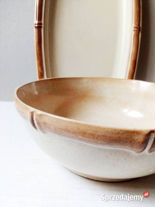 kamionkowy półmisek i miska Melitta Ceracron Częstochowa