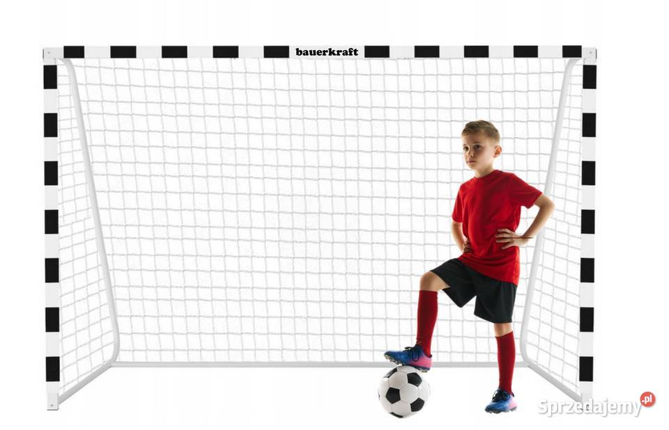 Duża metalowa bramka piłkarska z siatką mocna wielkopolskie Poznań
