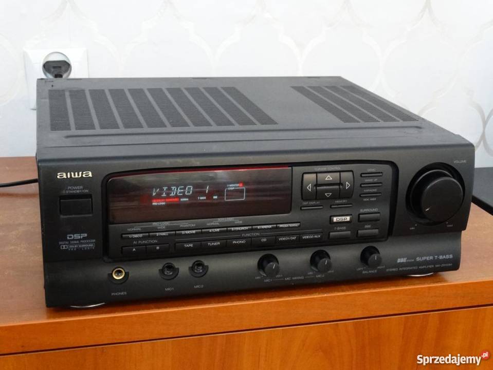 mocny wzmacniacz Aiwa 370 wat WYSYŁKA Elektronika Jasło