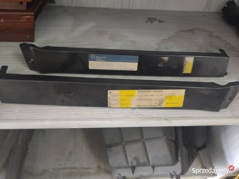Listwa pod reflektorowa pod lampę Mercedes w126 osobowe