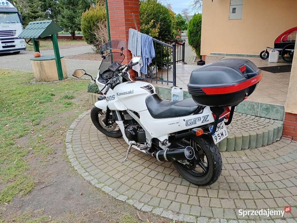 Kawasaki GPZ 500 ładny nowe opony zamiana na coś łódzkie