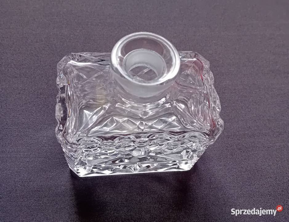 Kryształowy flakon do perfum Około połowy XX w Koźminek