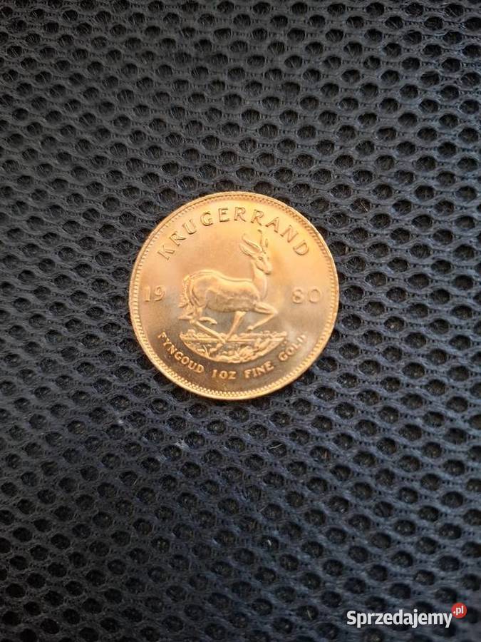 Moneta krugerrand 1 uncja 1980 Kraków