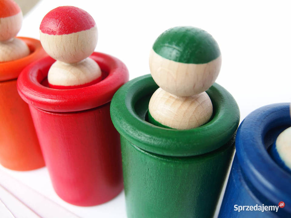 Sorter kolorów ludziki układanka lewopółkulowa 12m+ Edukacyjne Zduńska Wola