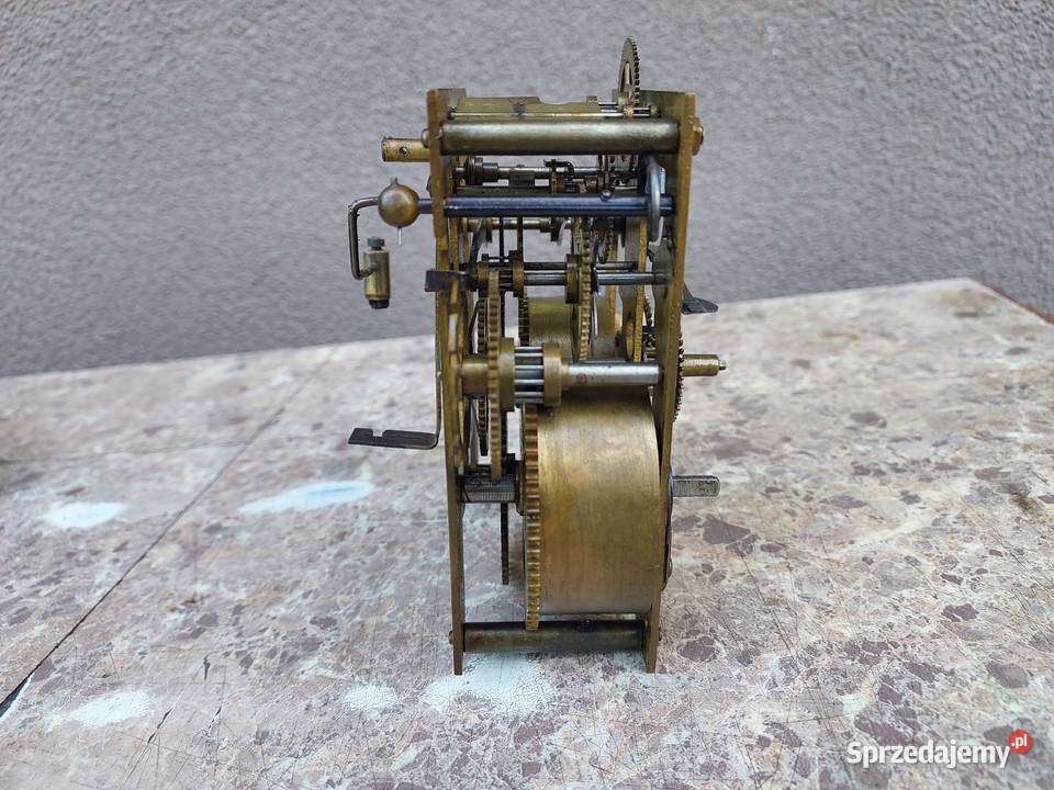 779 Mechanizm starego zegara ściennego Junghans Tczew
