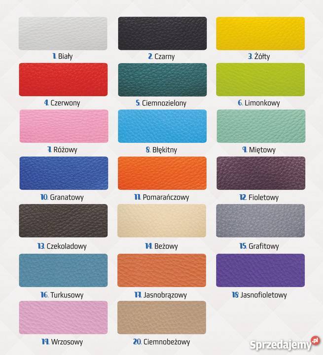 Ścinki z ekoskóry dollaro dostępne na bieżąco Łętownia