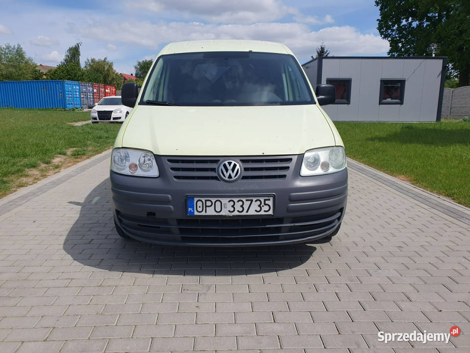 Volkswagen Caddy 19tdi 105 5 Osobowy Klima Raty żółty Strobice