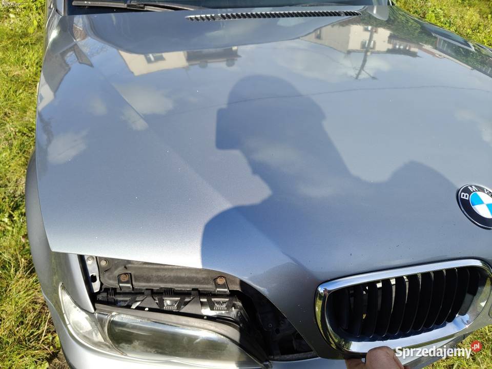 Bmw e46 maska przód lift sedan kombi silbergrau Aleksandrów Łódzki sprzedam
