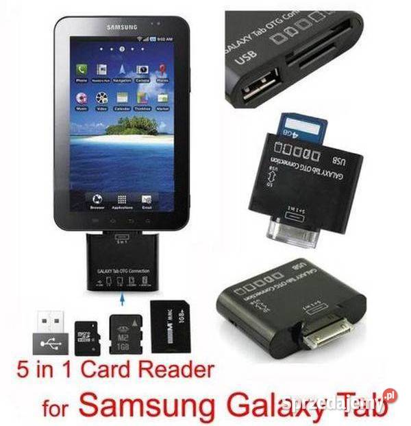 ADAPTER 5w1 Samsung Gal Note Tab 2 101 70 USB SD lubelskie Zamość sprzedam