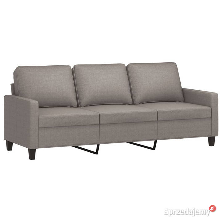 Sofa 3osobowa kolor taupe 180 tapicerowana Sofy i kanapy Warszawa