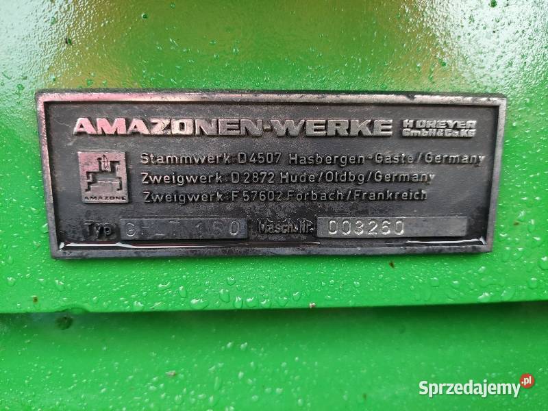 Kosiarka bijakowa Amazone GHLT 150 nieuszkodzony Łubowo