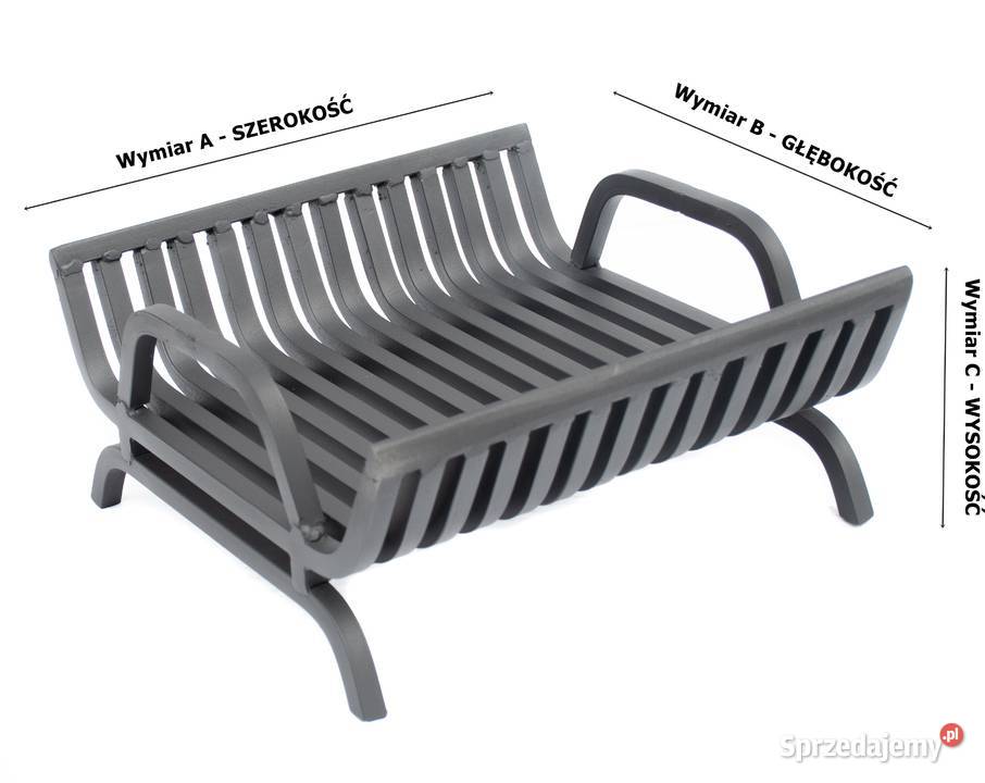 RUSZT NÓŻKACH przenośny stojący palenisko stojak Skawina