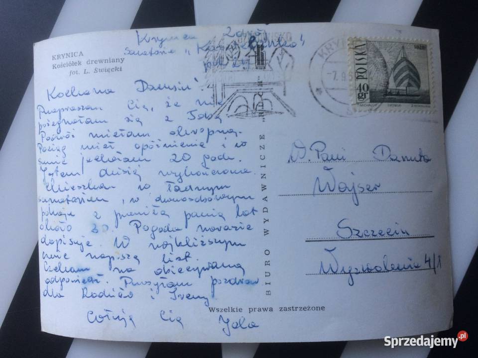 1102 Widokówka Krynica Szczecin