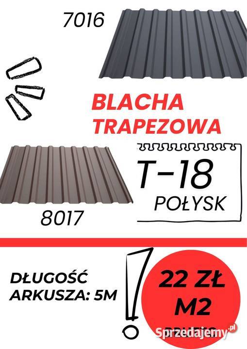 Blacha trapezowa T18 łódzkie
