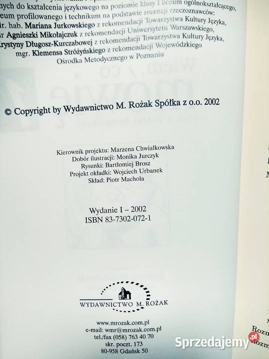 Wiem co mówię unikaty kolekcje antykwariat Warszawa