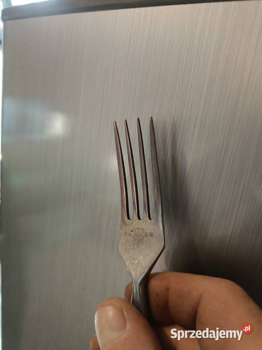 Noże i widelce biały bakelit małopolskie Kraków