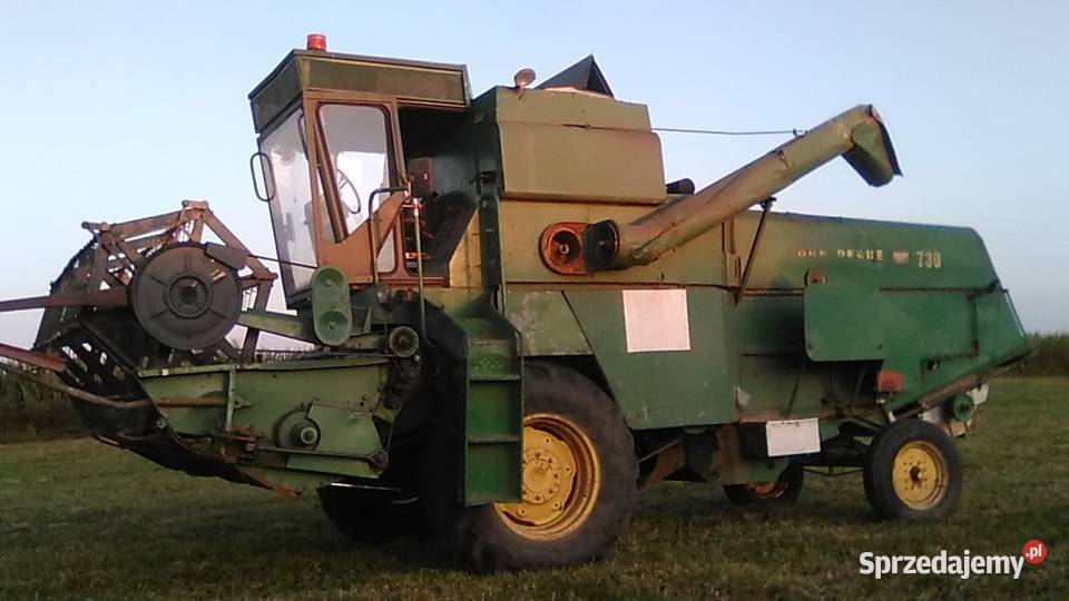 Kombajn zbożowy John Deere 730 kujawsko-pomorskie Dębowa Łąka