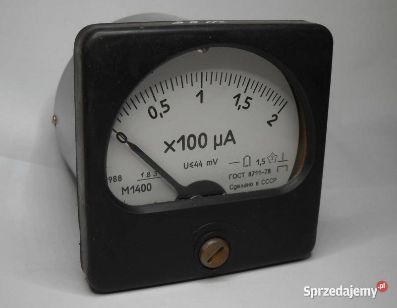 Miernik mikroamperomierz 200uA M1400 Gdańsk sprzedam