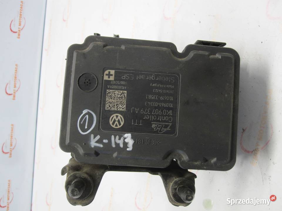 AUDI A3 SPORTBACK 8PA 10r pompa ABS 1K0907379AJ osobowe świętokrzyskie