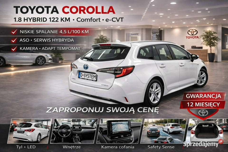Toyota Corolla 23 Salon Polska 18 HYBRID 1wł z