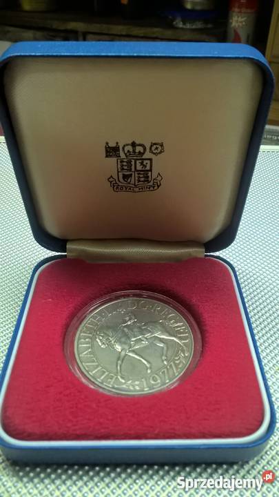 Wielka Brytania 25 pensów 1977r 25 rocznica Warszawa