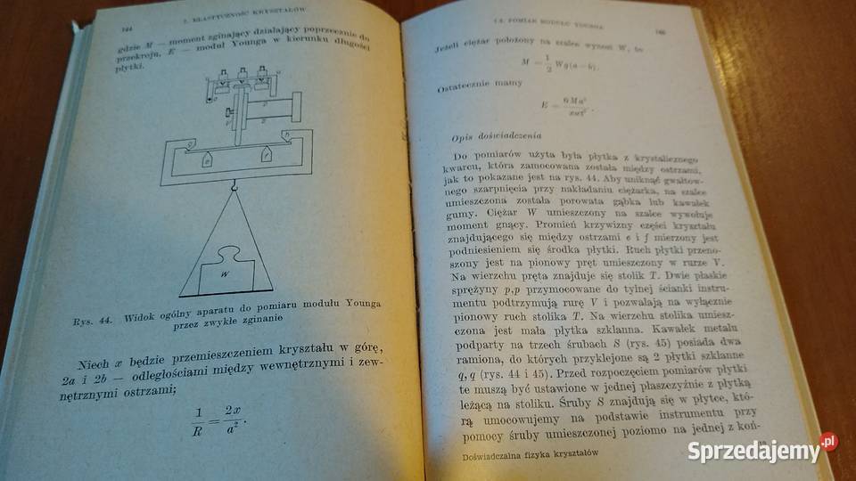 Doświadczalna fizyka kryształów W A Wooster Gdańsk