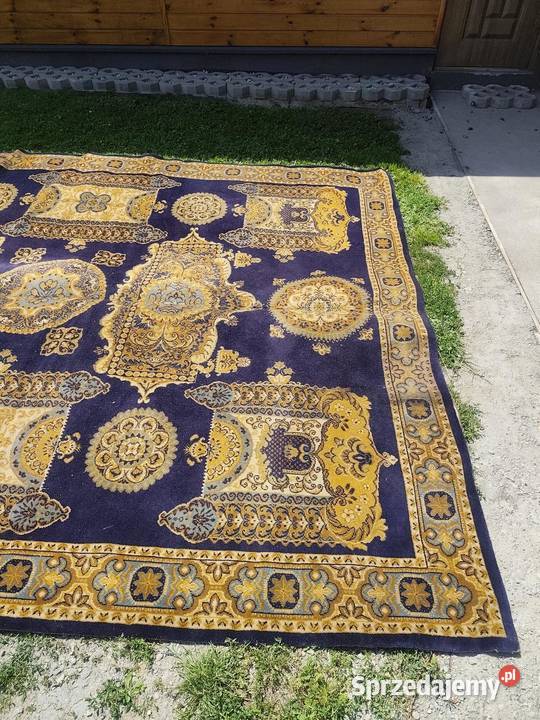 Zabytkowy dywan TEBA Kasak 360x290 wełna antyk podkarpackie Przeworsk