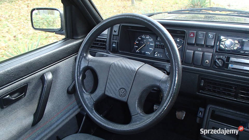 Volkswagen Golf II Boston na żółtej MK2 gaz Katowice