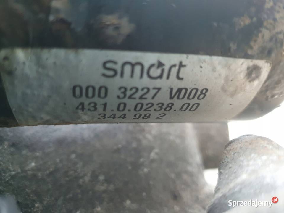 Smart ForTwo 600 06 T turbo SKRZYNIA BIEGÓW Skrzynie biegów manualne
