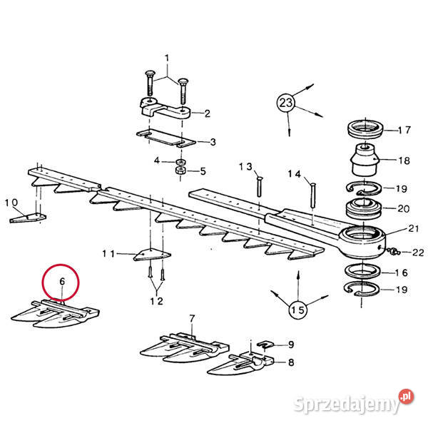 80379720 Dwupalcowy CNH RADURA