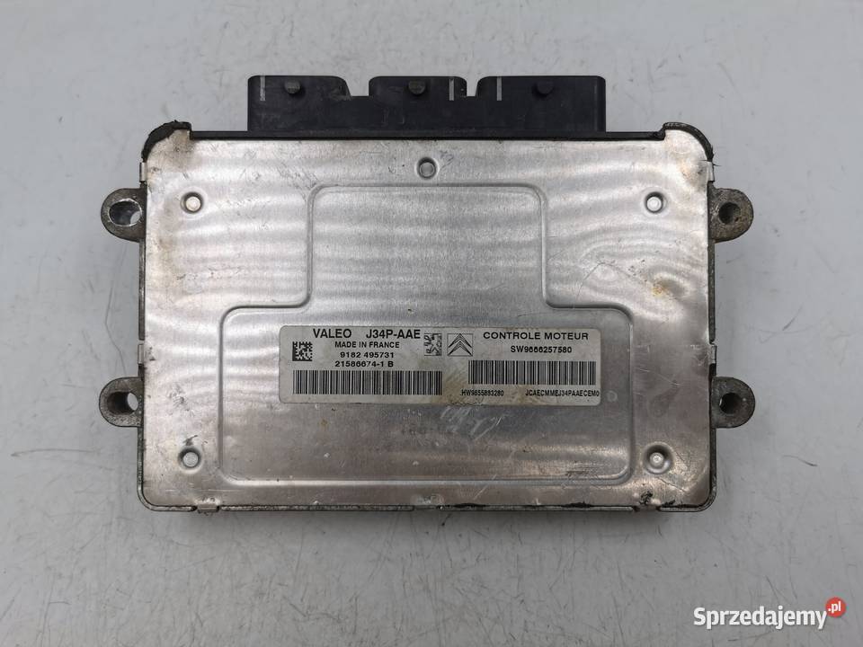 Sterownik Silnika Peugeot 206 14 SW9666257580 Układ elektryczny