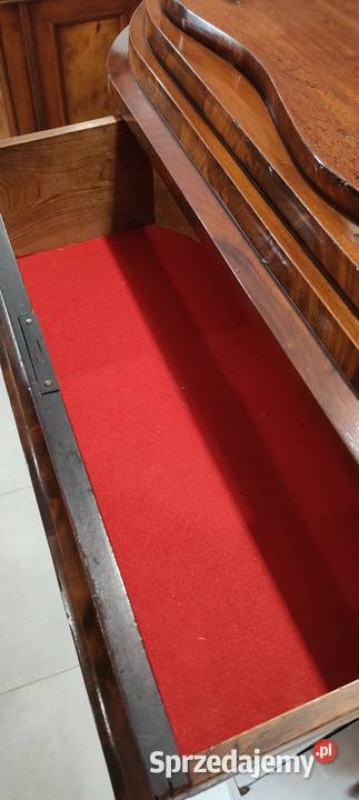 Piękny kątnik biedermeier antyk Łagów